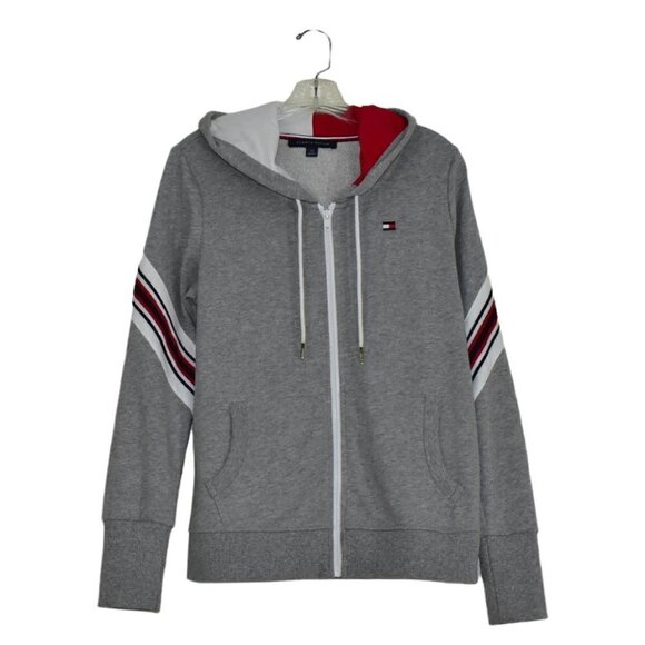 Tommy Hilfiger Hoodie Jacket Gray Size SP - Picture 1 of 6